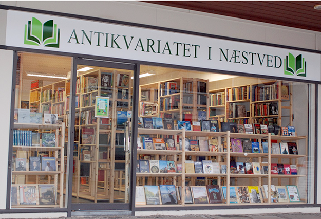 Antikvariatet i Næstved.